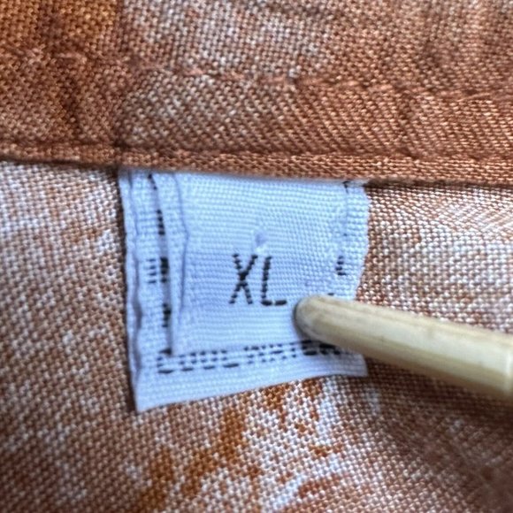 African Print Button Down Shirt Men's XL Safari Giraffe Palm Tree Hawaiian Style - Picture 6 of 7